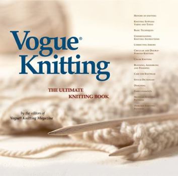 Hardcover Vogue(r) Knitting the Ultimate Knitting Book