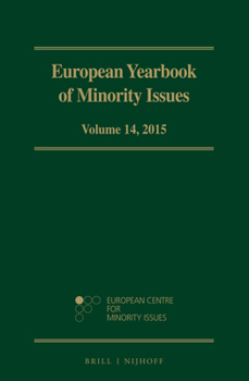 Hardcover European Yearbook of Minority Issues, Volume 14 (2015) Book