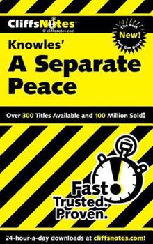 Paperback Cliffsnotes on Knowles' a Separate Peace Book