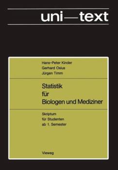 Paperback Statistik Für Biologen Und Mediziner [German] Book