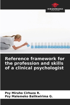 Paperback Reference framework for the profession and skills of a clinical psychologist Book