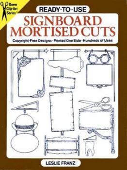 Paperback Ready-To-Use Signboard Mortised Cuts Book