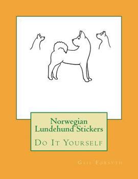 Paperback Norwegian Lundehund Stickers: Do It Yourself Book