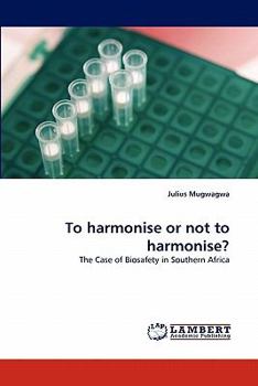 Paperback To harmonise or not to harmonise? Book