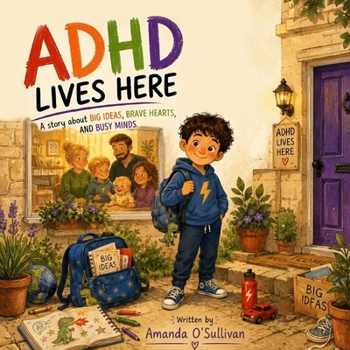 Paperback ADHD Lives Here Book