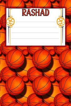 Paperback Basketball Life Rashad: College Ruled Composition Book