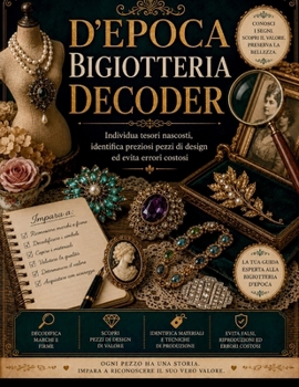 Paperback D'Epoca Bigiotteria Decoder: Individua tesori nascosti, identifica preziosi pezzi di design ed evita errori costosi [Italian] Book