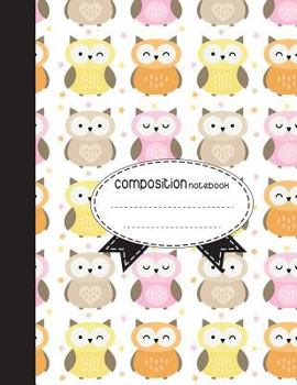 Paperback Composition Notebook, 8.5 x 11, 110 pages: Nice Owl: (School Notebooks) Book