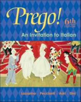 Hardcover Prego! an Invitation to Italian Student Prepack with Bind-In Card [Italian] Book