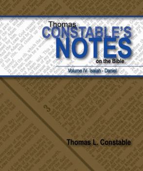 Paperback Thomas Constables Notes on the Bible: Vol IV Isaiah- Daniel Book