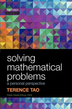 Paperback Solving Mathematical Problems: A Personal Perspective Book