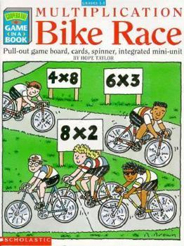 Paperback Multiplication Bike Race: Cooperative Game-In-A-Book Book