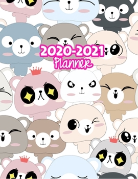 2020-2021 Planner: Two Year Calendar Organizer and Goal Journal | January 2020 - December 2021 Daily, Weekly and Monthly Planner Book with Back Sticker Expression Wall for 2 Years | Design Code 419945