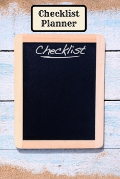 Paperback checklist planner for teens and adults Book
