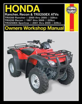 Paperback Honda Rancher, Recon and TRX250EX ATV's Book