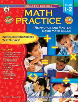 Paperback Math Practice, Grades 1 - 2: Reinforce and Master Basic Math Skills Book