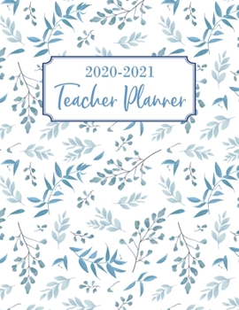 Paperback Teacher Planner 2020-2021: Lesson Planner for Academic Year July 2020 - June 2021, 7 Subject Weekly Lesson Planner + Monthly Calendar View, Comes Book