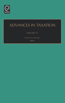 Hardcover Advances in Taxation Book