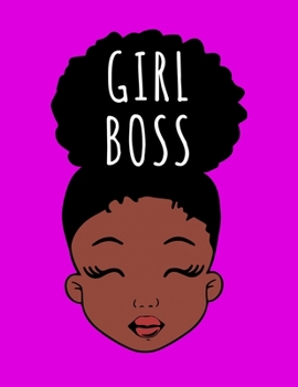 Paperback Girl Boss: Black Girl Magic Writing Notebook Journal 8.5" x 11" 100+ Pages. Journal Notebook for Note Taking, Diary, Journaling, Book