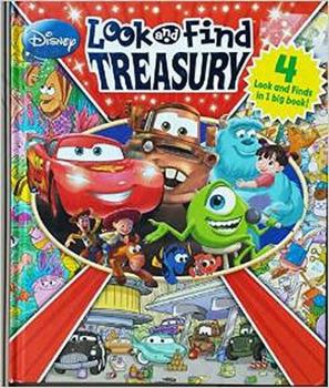 Disney's Look and Find Treasury- 4 Look and Find Books in 1 Big Book