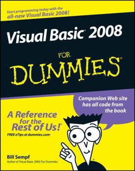 Paperback Visual Basic 2008 for Dummies Book