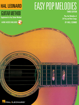 Paperback Easy Pop Melodies - Third Edition: Hal Leonard Guitar Method (Bk/Online Audio) Book