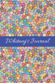 Paperback Whitney's Journal: Cute Personalized Name College-Ruled Notebook for Girls & Women - Blank Lined Gift Journal/Diary for Writing & Note Ta Book