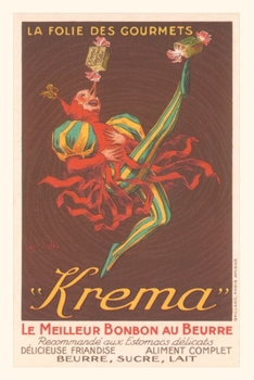 Paperback Vintage Journal Krema Bobon au Beurre advertisement Book