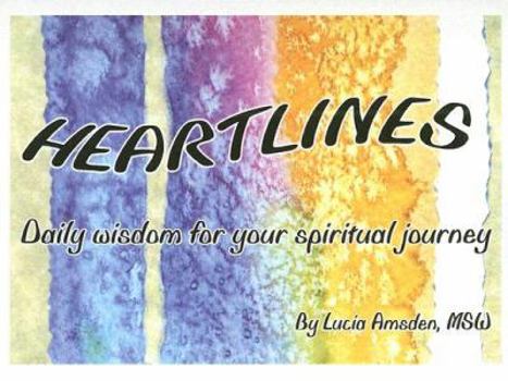 Spiral-bound Heartlines: Daily Wisdom for Your Spiritual Journey Book