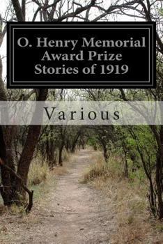 Paperback O. Henry Memorial Award Prize Stories of 1919 Book