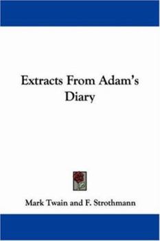 Paperback Extracts From Adam's Diary Book