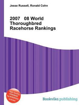 Paperback 2007 08 World Thoroughbred Racehorse Rankings Book