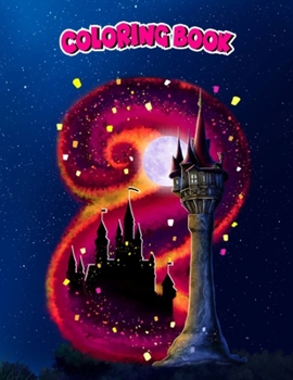 Coloring Book: Those lights in the sky, Children Coloring Book, 100 Pages to Color