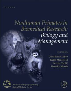 Hardcover Nonhuman Primates in Biomedical Research, Two Volume Set Book