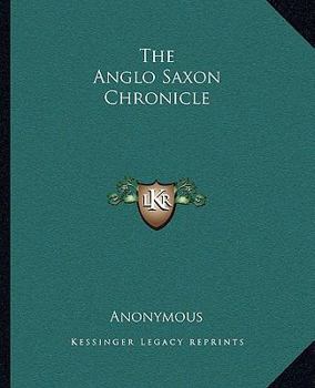 Paperback The Anglo Saxon Chronicle Book