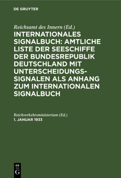 Hardcover 1. Januar 1933 [German] Book