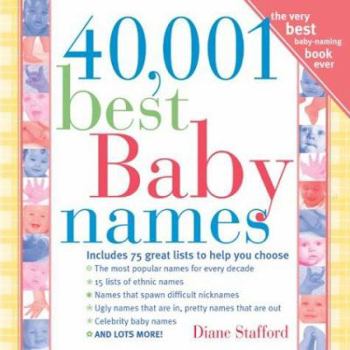 Paperback 40,001 Best Baby Names Book