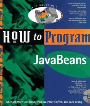 Paperback How to Program Java Beans: With CD Book