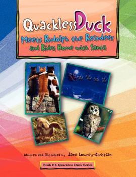 Paperback Quackless Duck Meets Rudolph the Reindeer Book