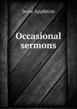 Paperback Occasional sermons Book