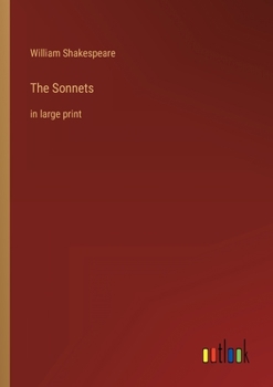 Paperback The Sonnets: in large print Book