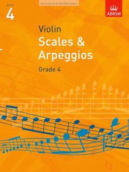 Hardcover Scales and Arpeggios for Violin: Grade 4 Book