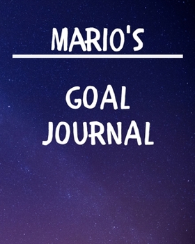 Paperback Mario's Goal Journal: 2020 New Year Planner Goal Journal Gift for Mario / Notebook / Diary / Unique Greeting Card Alternative Book