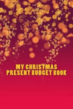Paperback My Christmas Present Budget Book