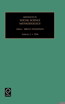 Hardcover Advances in Social Science Methodology Book