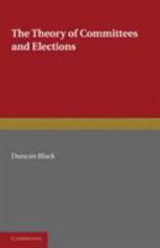 Hardcover Theory of Committees and Elections Book