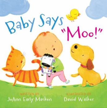 Hardcover Baby Says Moo! Book