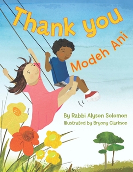 Hardcover Thank You: Modeh Ani Book