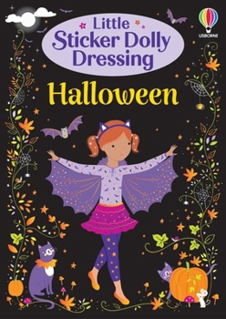 Paperback Little Sticker Dolly Dressing Halloween Book