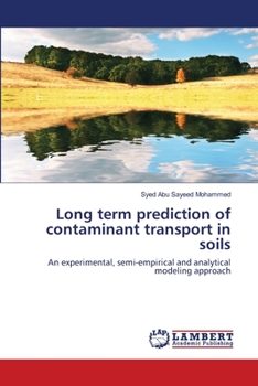 Paperback Long term prediction of contaminant transport in soils Book